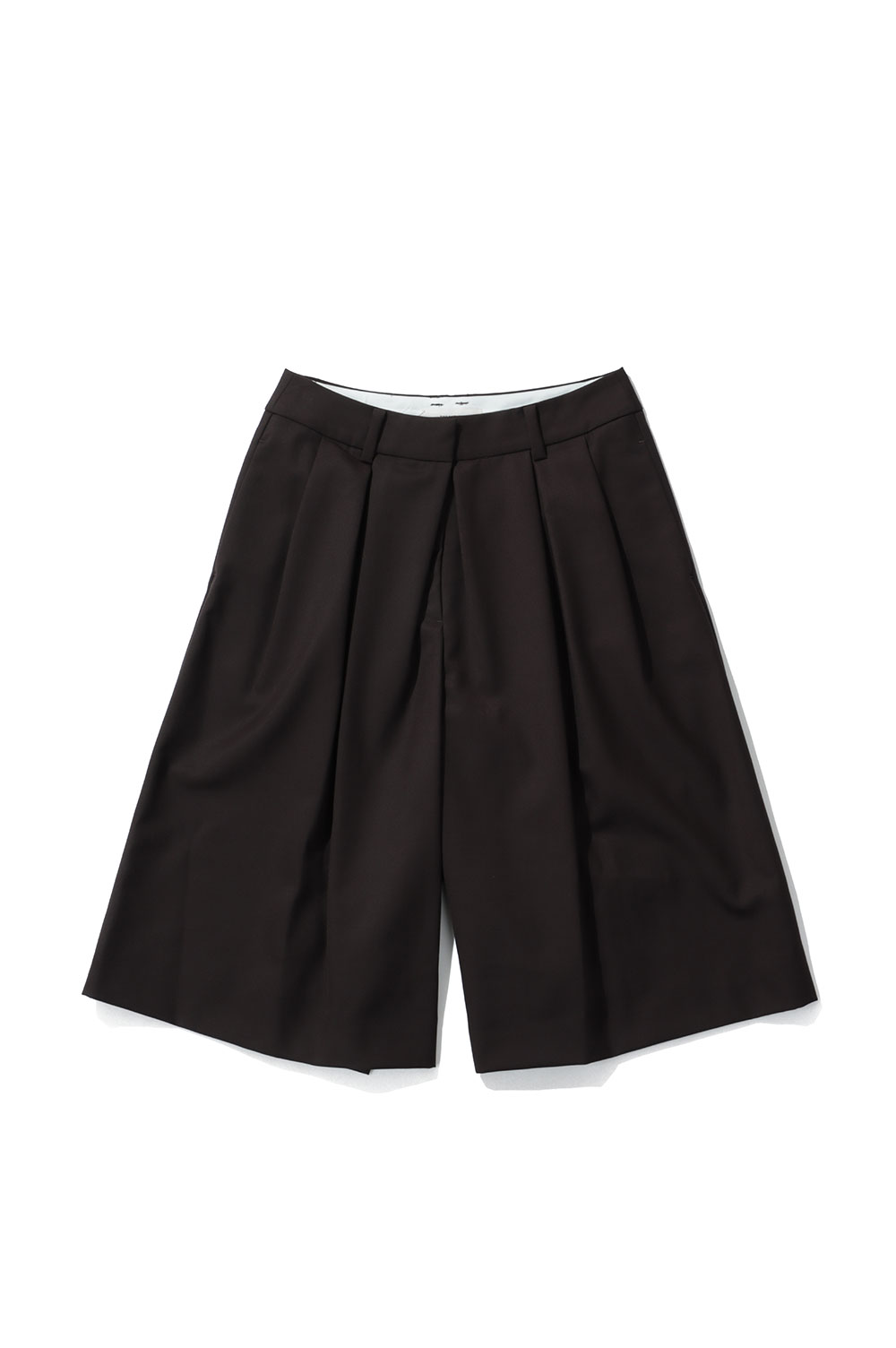 樂天商城 - Twill Bermuda Pants - DARK BROWN (12610713) Todayful(トゥデイフル)