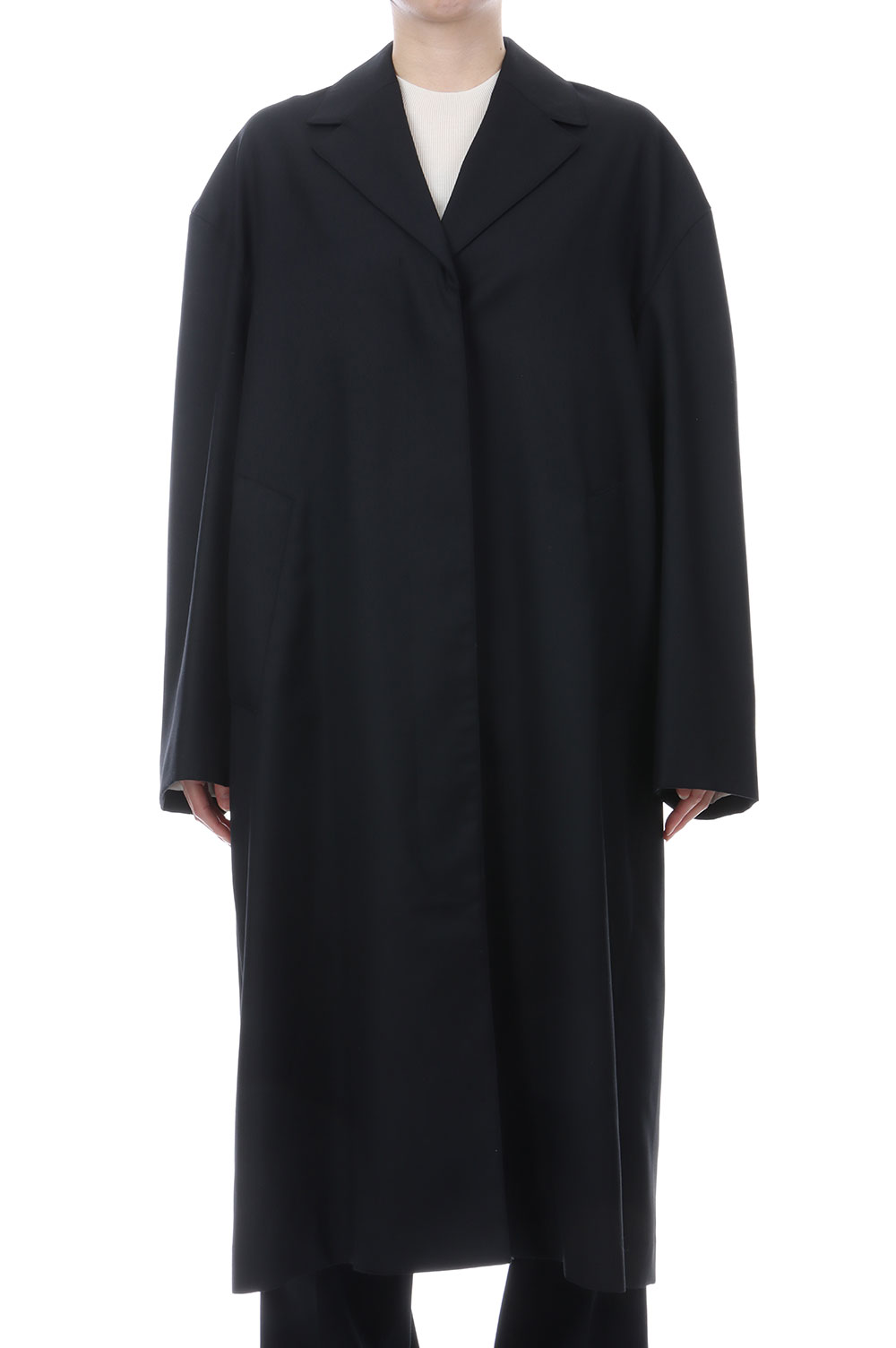 Rakuten - Wool100% Spring Coat -BLACK (12610003) Todayful(トゥデイフル)