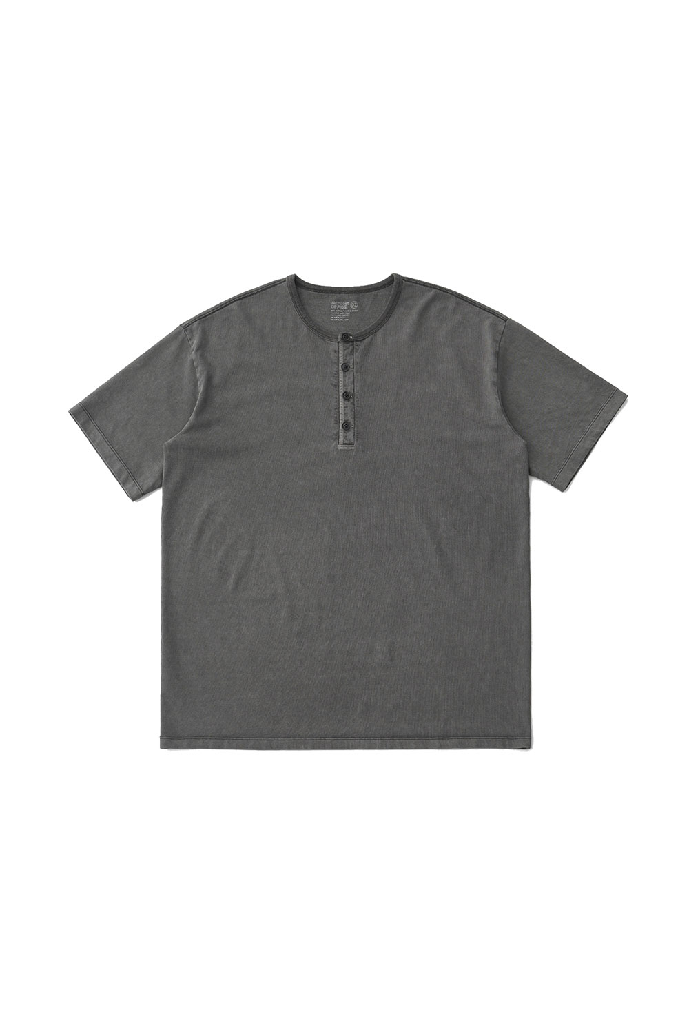 Rakuten - 【P10倍】French Henry Neck Garment Tee / CHARCOAL (AOFSTS001) ANOTHER OFFICE(アナザー・オフィス)