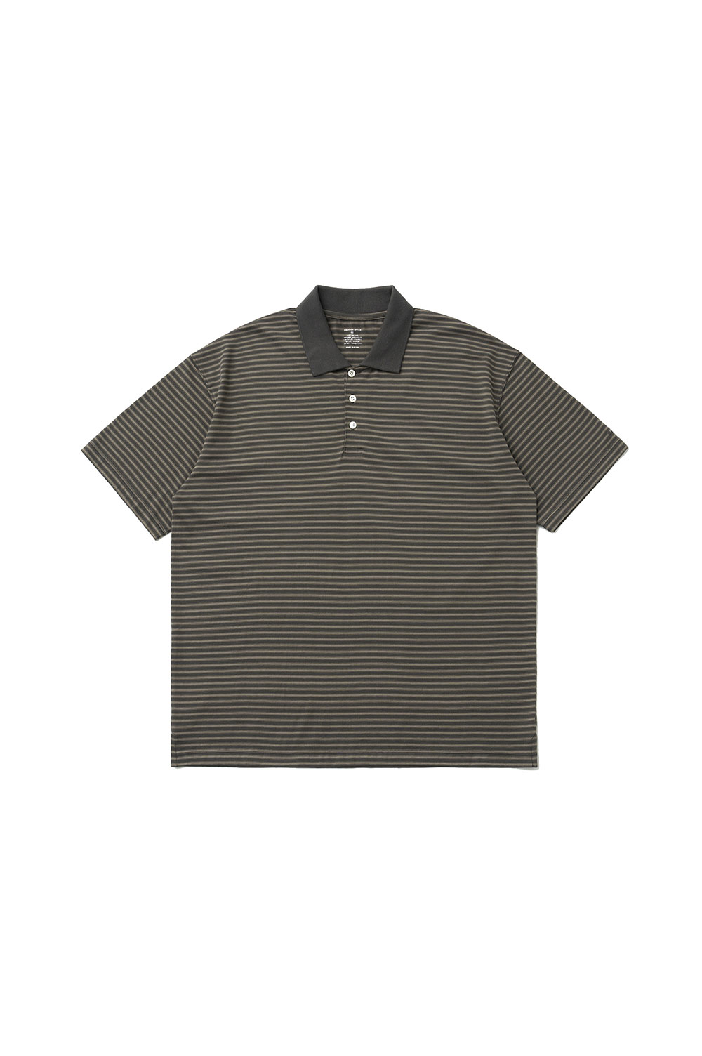 樂天商城 - Brief Stripe Short Sleeve TEE / CHARCOAL (AOFSTS017) ANOTHER OFFICE(アナザー・オフィス)