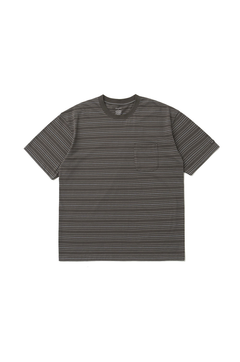 Ordinary Multi Stripe Pocket TEE / MILD BROWN (AOFSTS016) ANOTHER OFFICE(アナザー・オフィス)