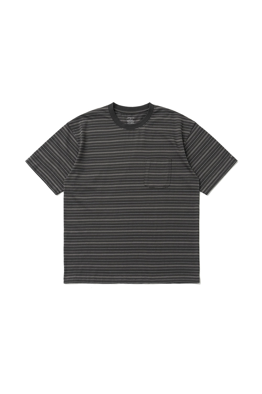 Rakuten - 【P10倍】Ordinary Multi Stripe Pocket TEE / FADED BLACK (AOFSTS016) ANOTHER OFFICE(アナザー・オフィス)