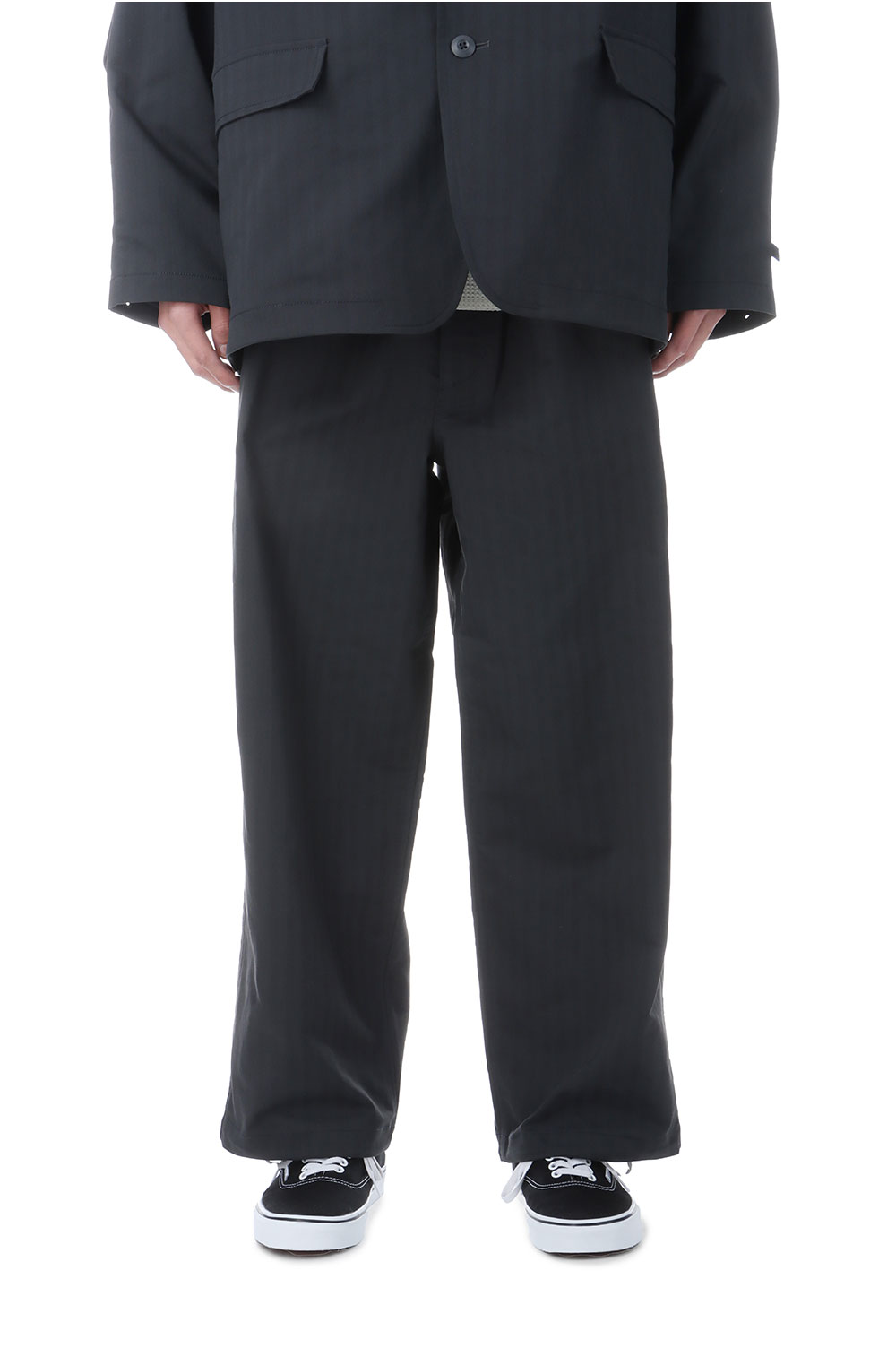 TECH EASY TROUSERS HERRINGBONE - CHARCOAL (BP-53026) DAIWA PIER39(ダイワ ピア39)