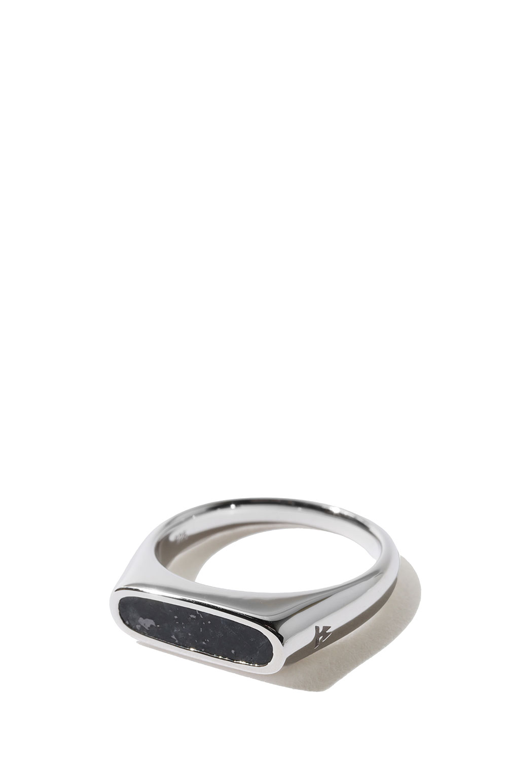 Other , Materials - Mario Ring Larvikite - SILVER / LARVIKITE (101508) TOMWOOD(トムウッド)
