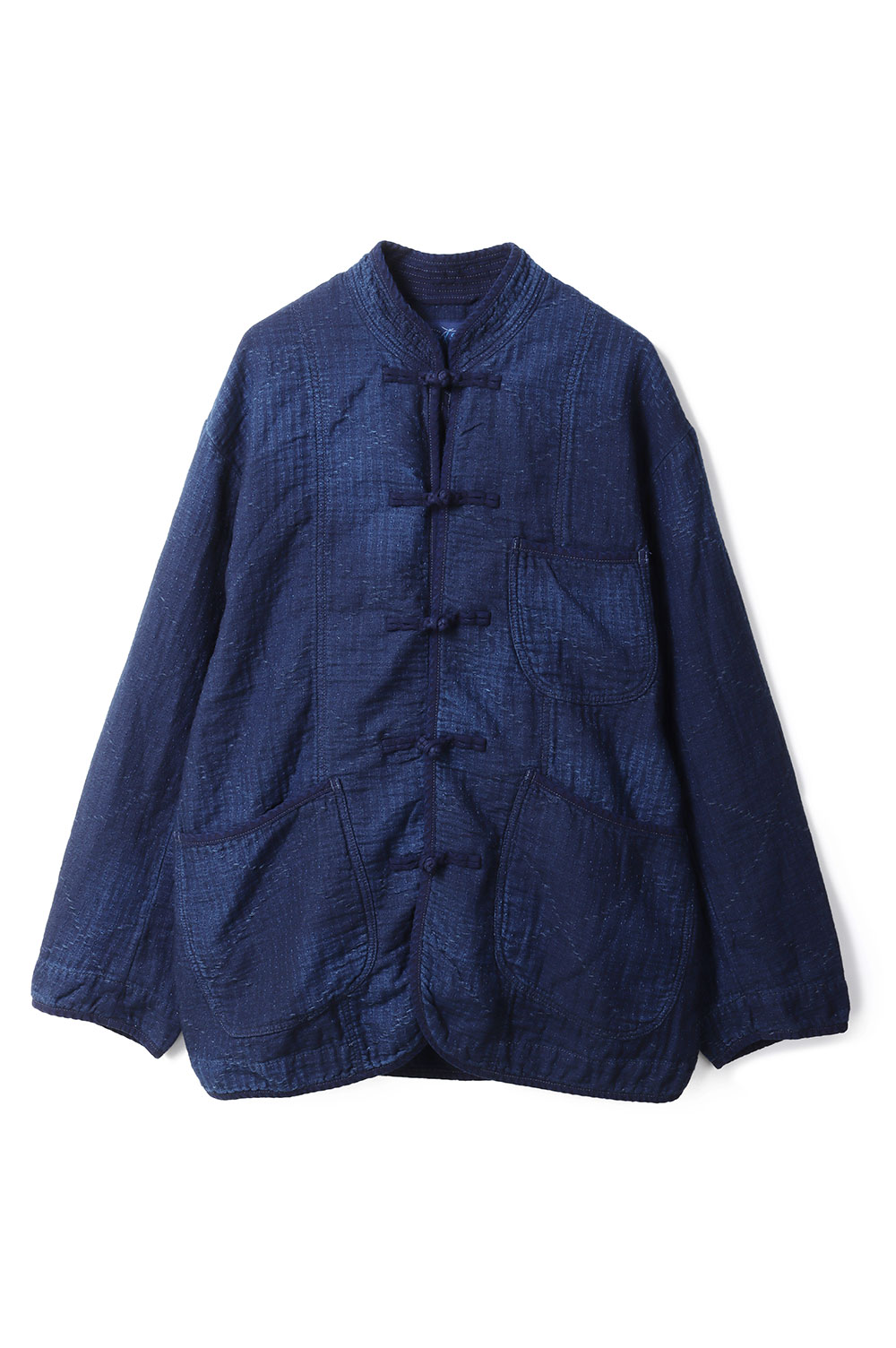 樂天商城 - SEA ISLAND SASHIKO CHINESE JACKET (LIMITED) / BLUE (PC-059-3803) Porter Classic(ポータークラシック)