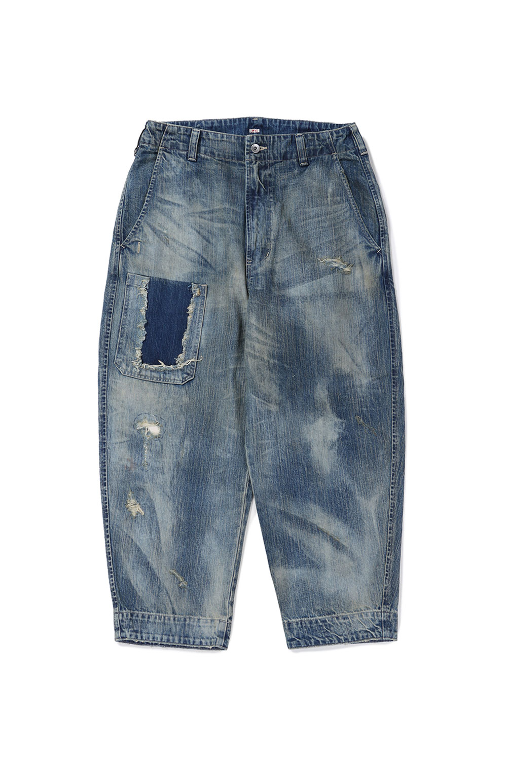 STEINBECK DENIM POCKET PANTS VINTAGE CUSTOM / BLUE (PC-005-2499) Porter Classic(ポータークラシック)