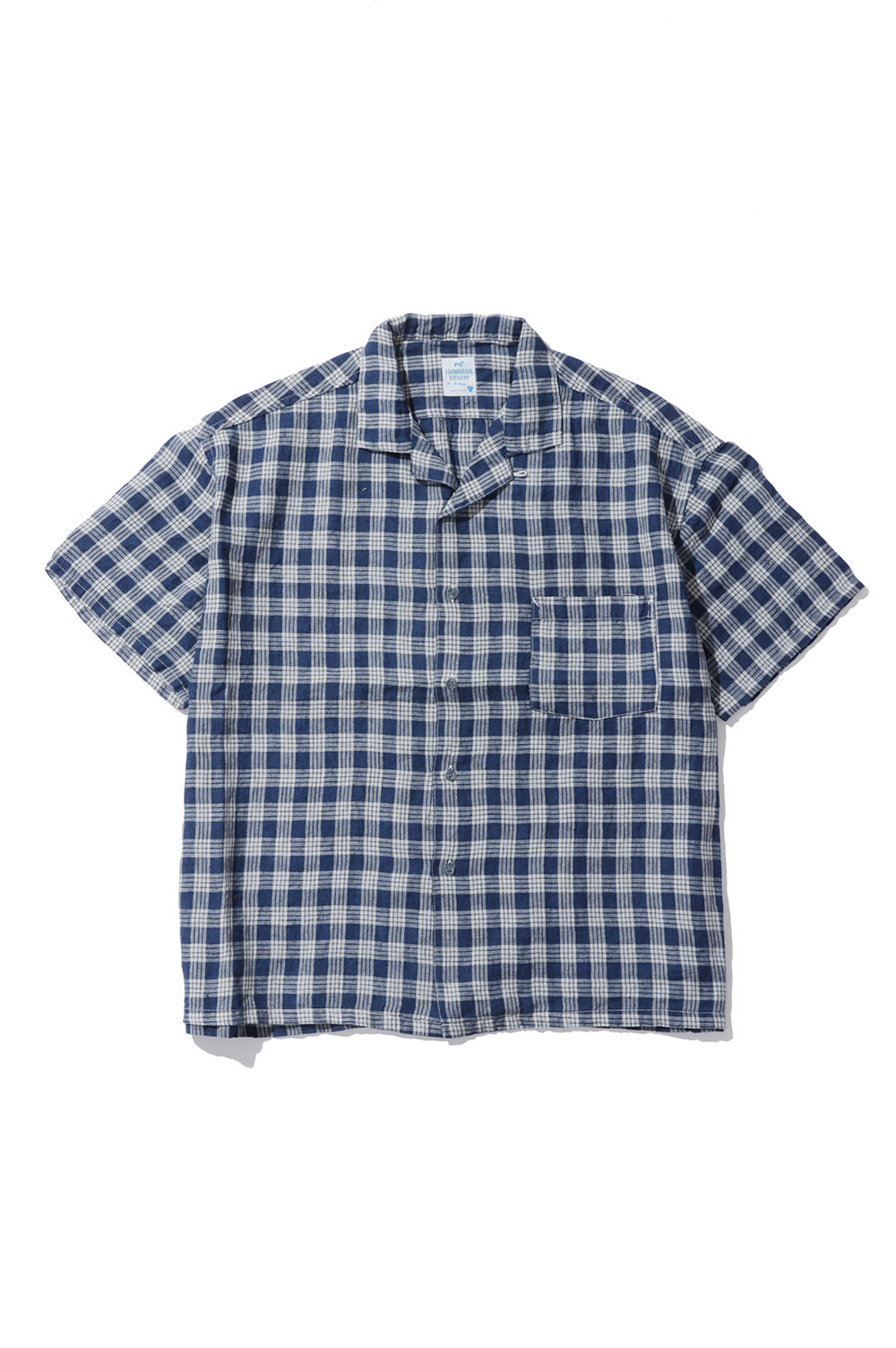 LINEN PALAKA KAIKIN SHIRT / NAVY (PC-002-3862) Porter Classic(ポータークラシック)