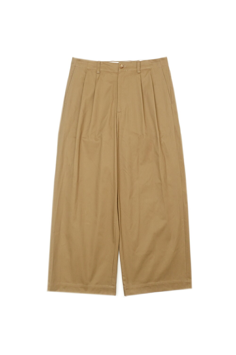 Rakuten - 【P10倍】2TUCK WIDE CHINO TROUSERS - CAMEL (253-60502) Universal Products(ユニバーサルプロダクツ)