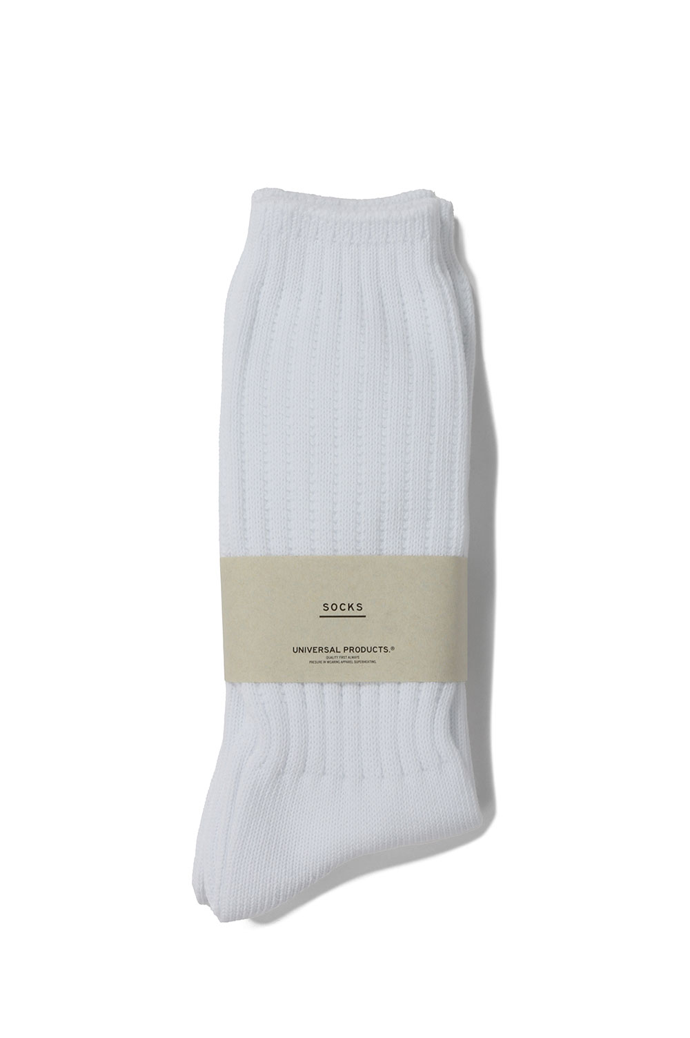 2P LONG SOCKS - WHITE (253-60910) Universal Products(��˥С�����ץ�������)