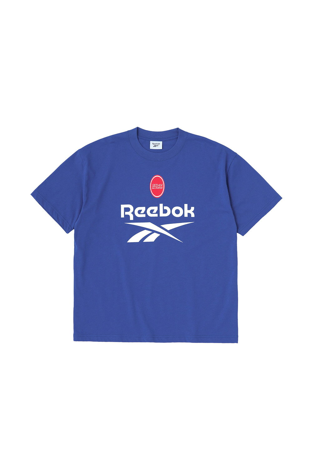樂天商城 - Reebok / Vector Logo S/S Tee - Blue (SD26S-CT02) SEDAN ALL PURPOSE(セダン オール パーパス)