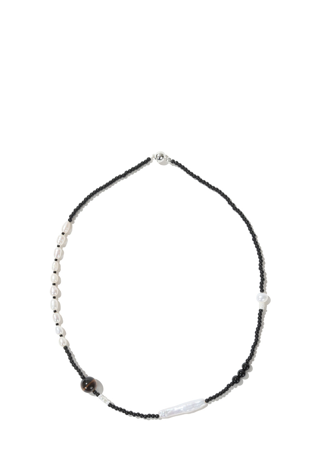 樂天商城 - Asymmetry Mix Choker -BLACK (12610906) Todayful(トゥデイフル)