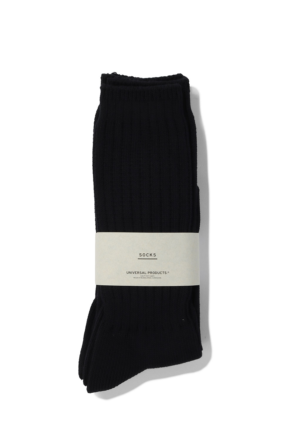 2P LONG SOCKS - BLACK (253-60910) Universal Products(��˥С�����ץ�������)