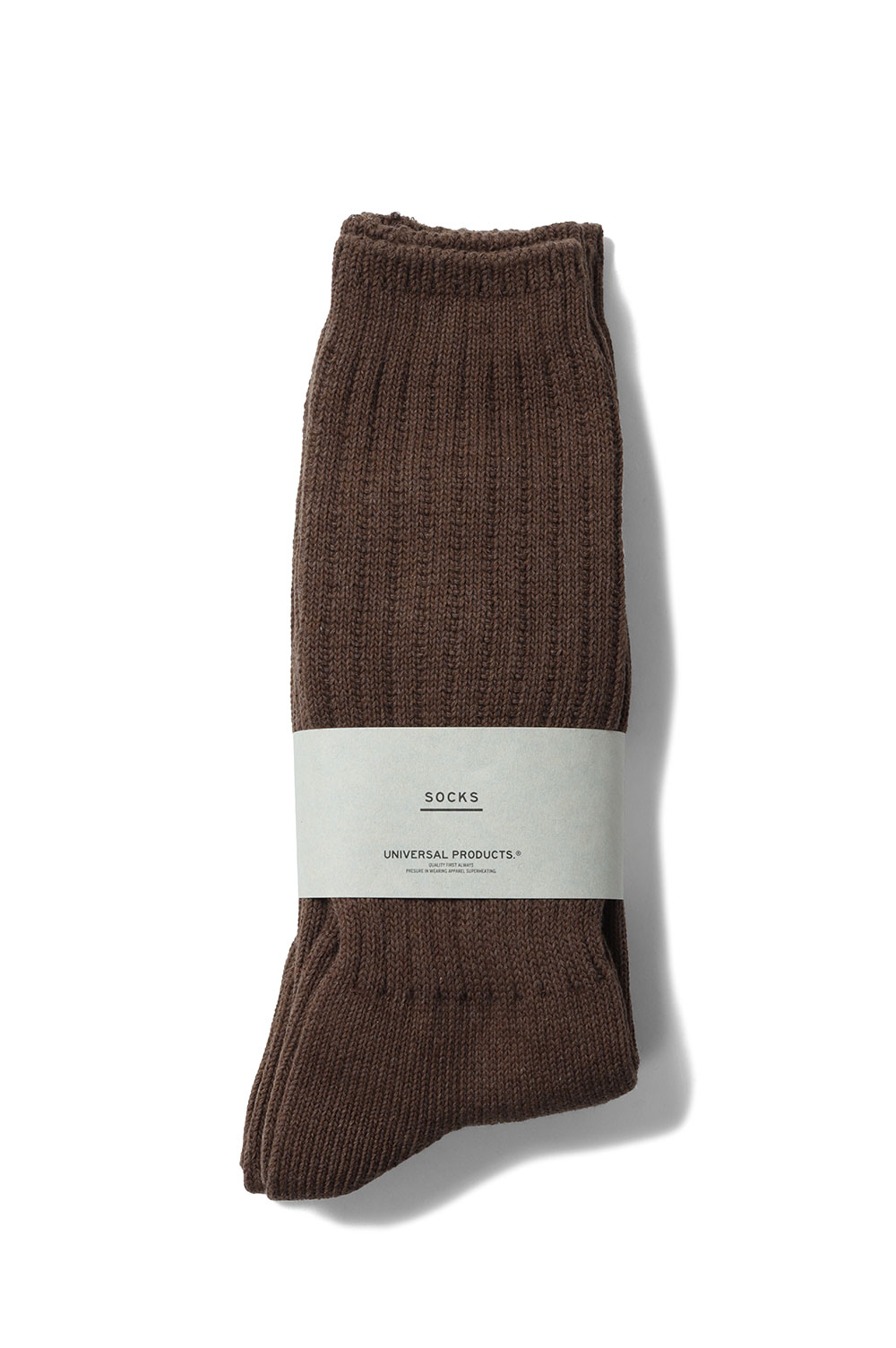 2P LONG SOCKS - BROWN (253-60910) Universal Products(��˥С�����ץ�������)