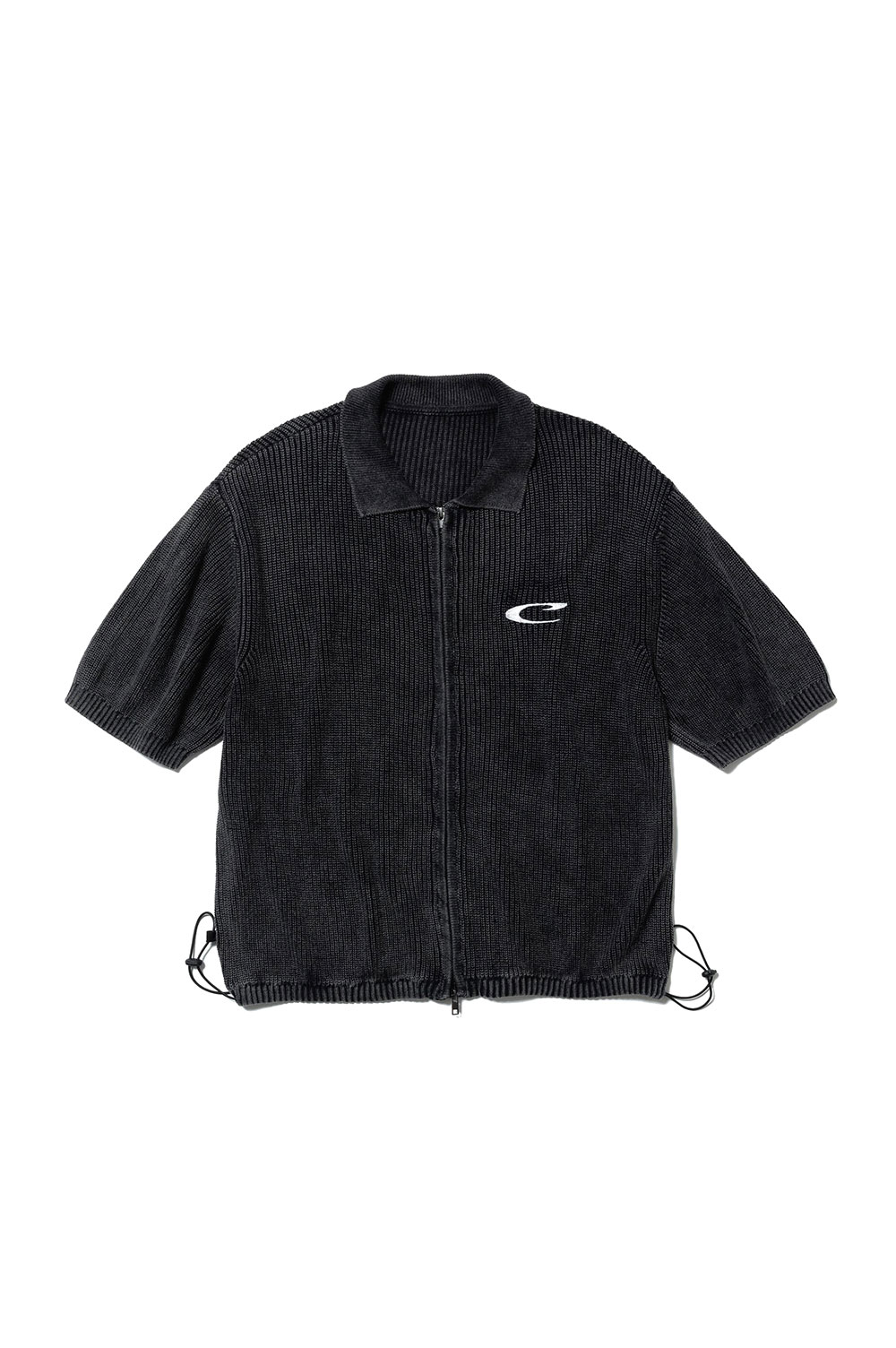 Rakuten - 【P10倍】CPG FULL ZIP SS KNIT SHIRT - BLACK (26SS-CPG-10 / FS2025) F-LAGSTUF-F(フラグスタフ)