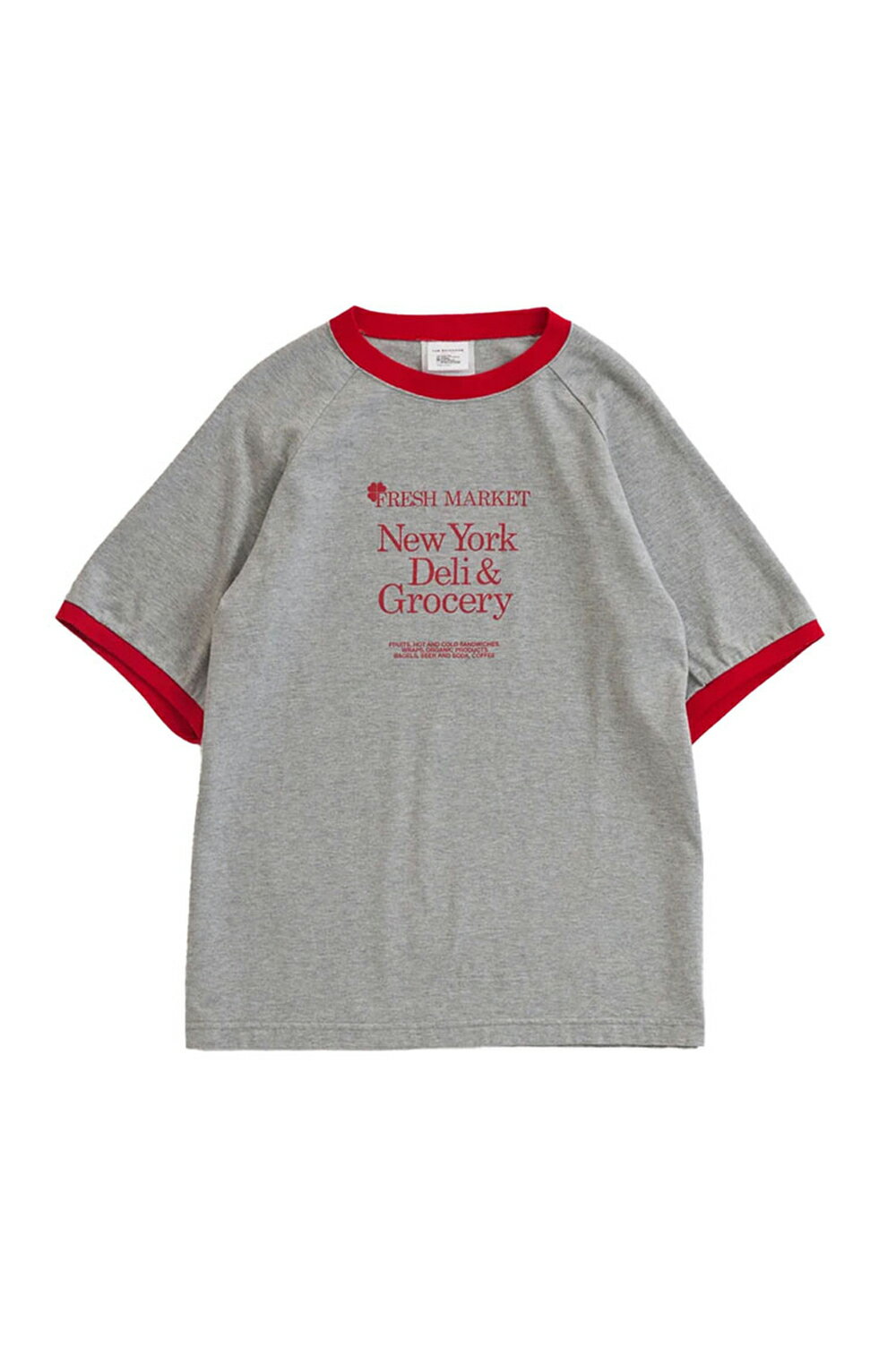 Rakuten - 【P10倍】FRESH MARKET RINGER TEE - 06 GRAY (26SMSCU12) Shinzone(シンゾーン)