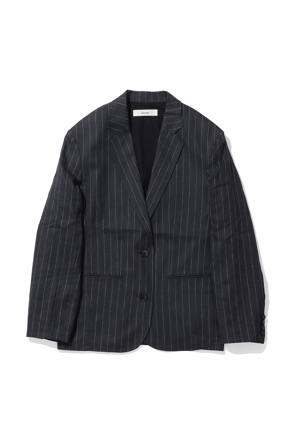 Rakuten - Over Linen Jacket - NAVY (62610104) anuke(アンヌーク)