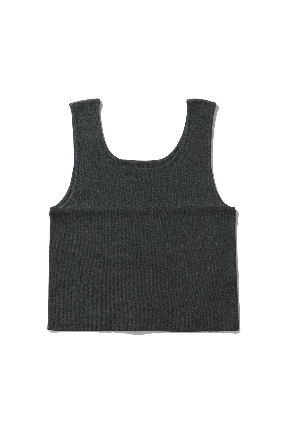 Short Knit Tanktop - CHARCOAL GRAY (62610524) anuke(アンヌーク)