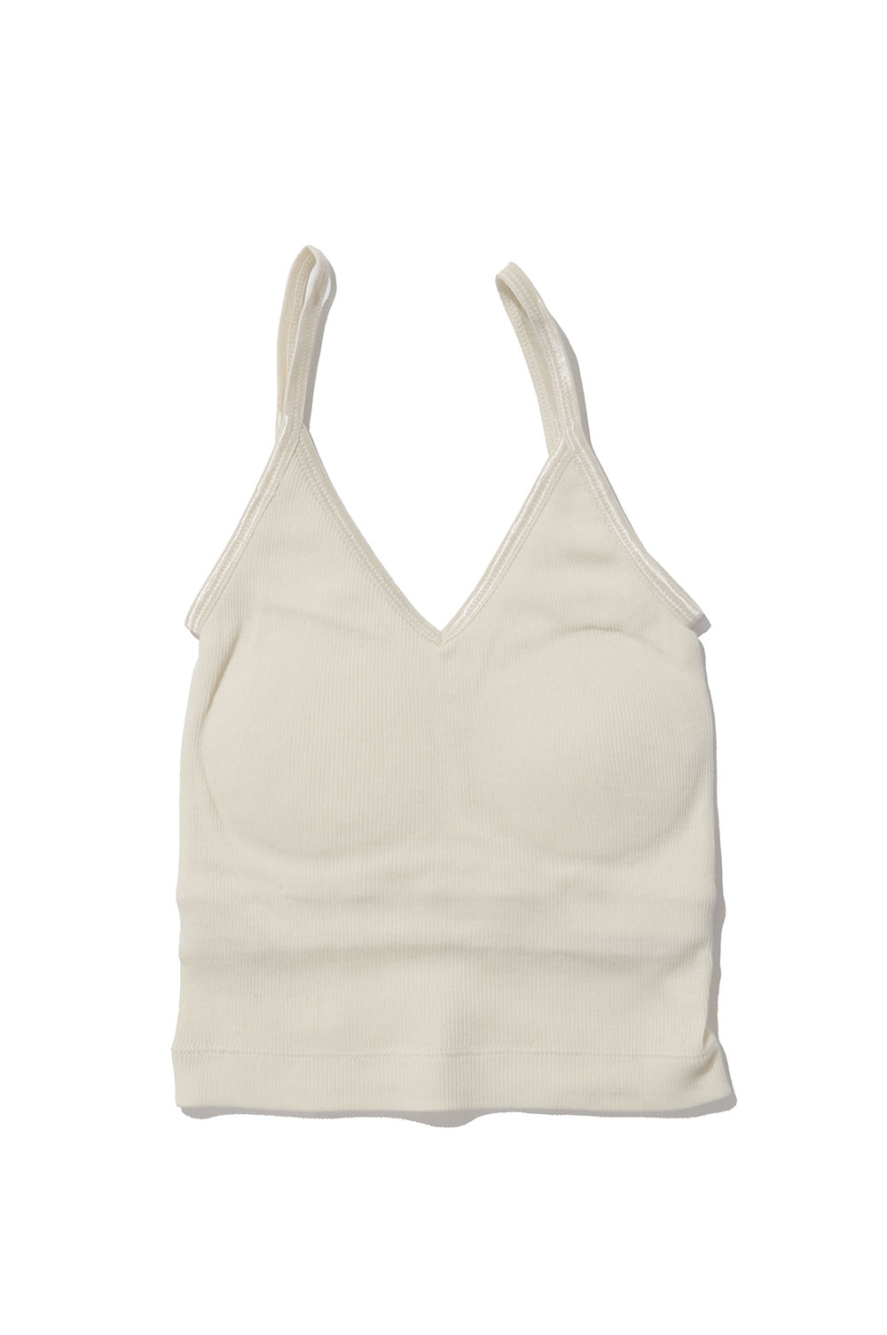 樂天商城 - 22 Rib Bra Camisole - OFF WHITE (PLTY-A1002) PALM(パーム)