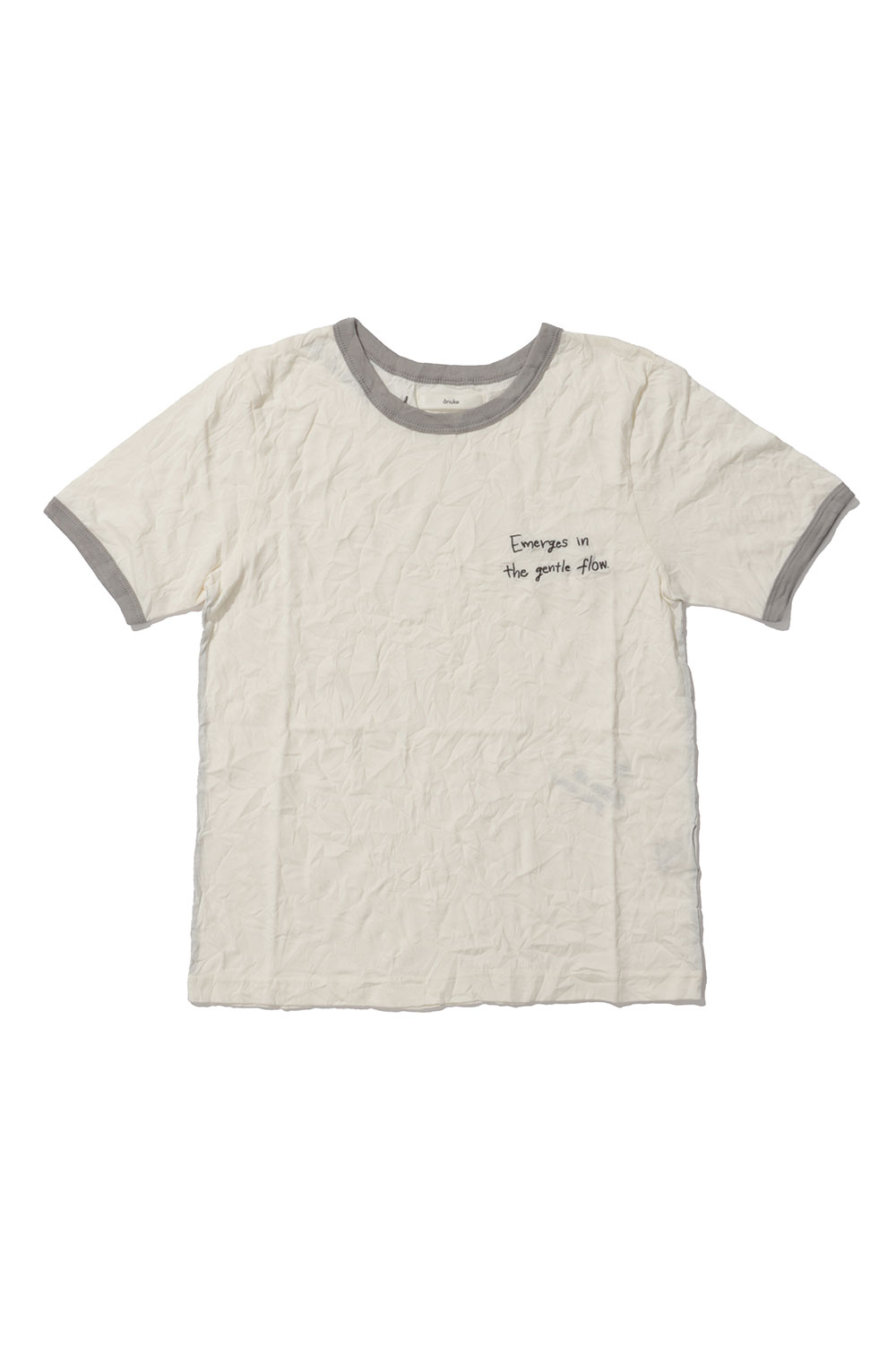 Rakuten - Lettering Washer T-Shirts - IVORY (62610610) anuke(アンヌーク)