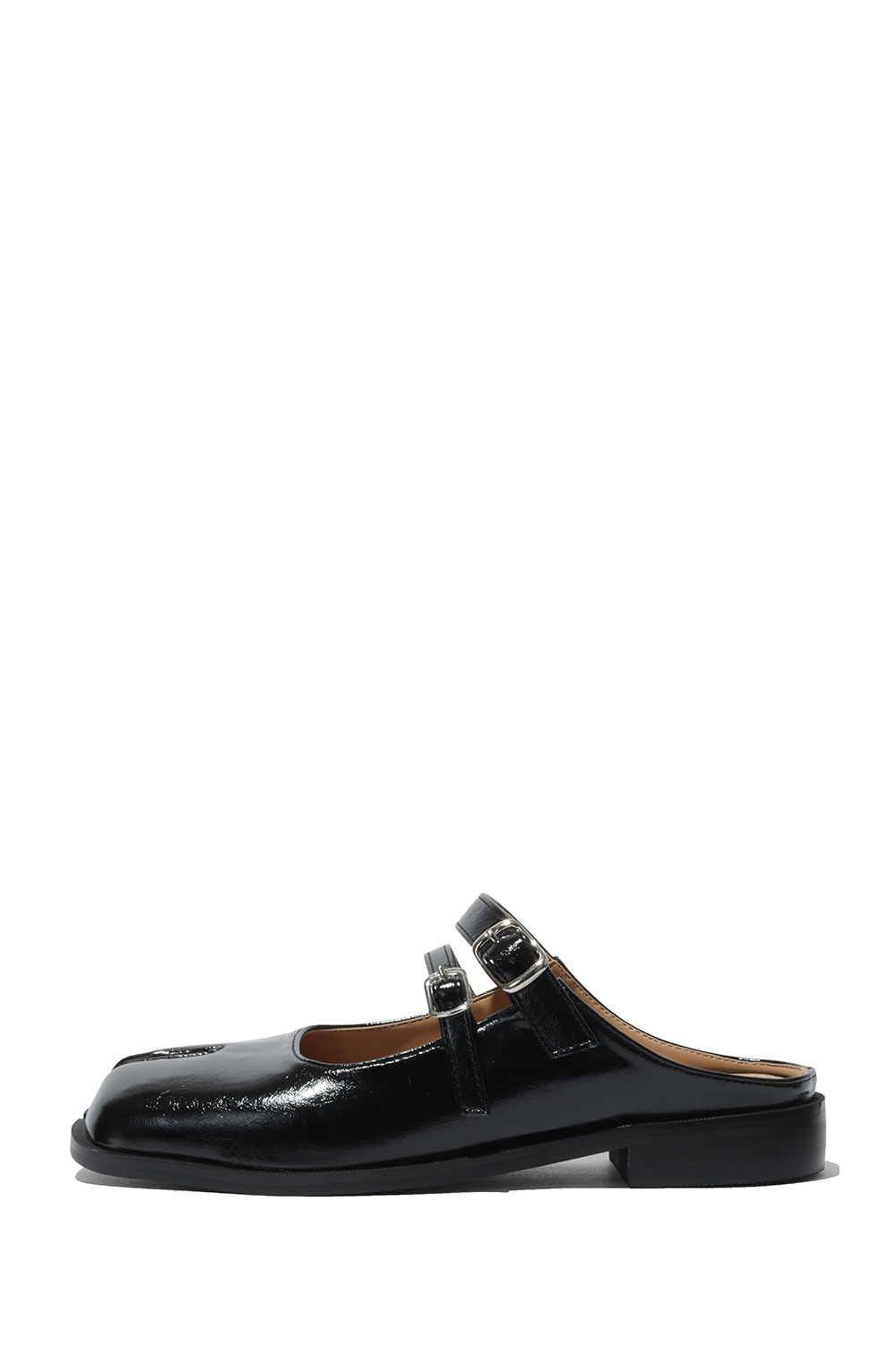Rakuten - Double Buckle Mule - Black (PAES_20255) PAES(ペイズ)