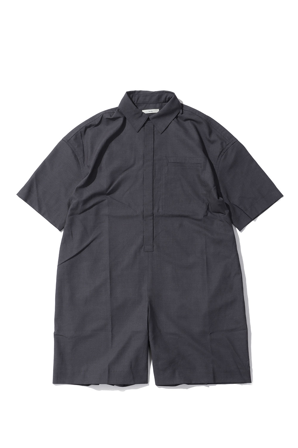 樂天商城 - Halfsleeve Shirts Combinaison - GRAY (62610305) anuke(アンヌーク)