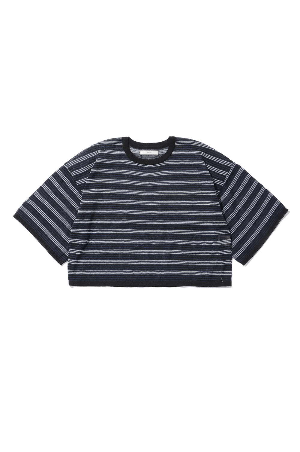 樂天商城 - Sheer Border Knit - NAVY (62610503) anuke(アンヌーク)