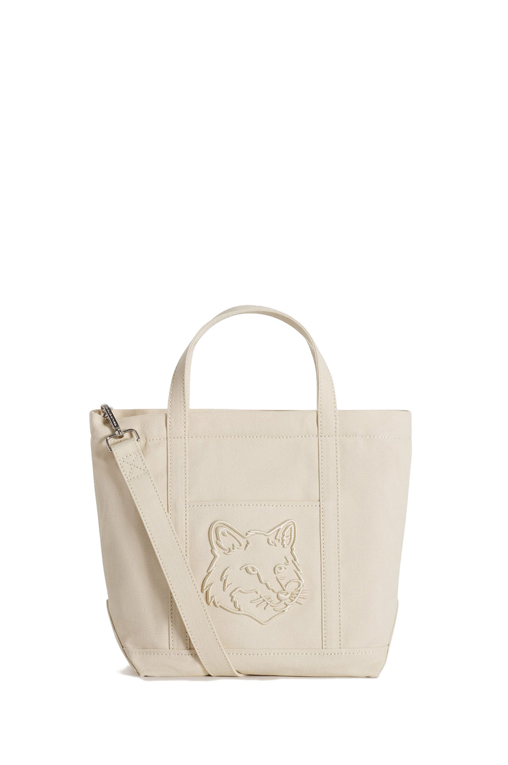 Rakuten - 【P10倍】FOX HEAD SMALL TOTE - MACADAMIA (LW05103WW0107) Maison Kitsune -Women-(メゾンキツネ)