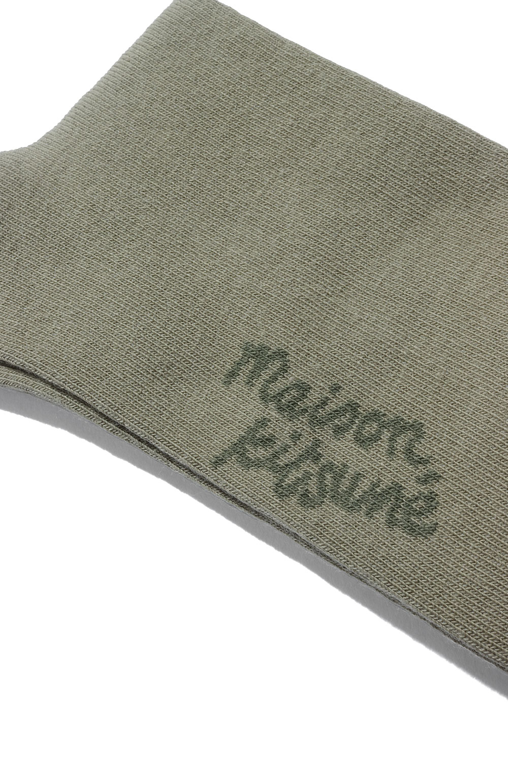 FOX HEAD SOCKS - TEA LEAF (OM06411KT1145) Maison Kitsune -Men-(メゾンキツネ)