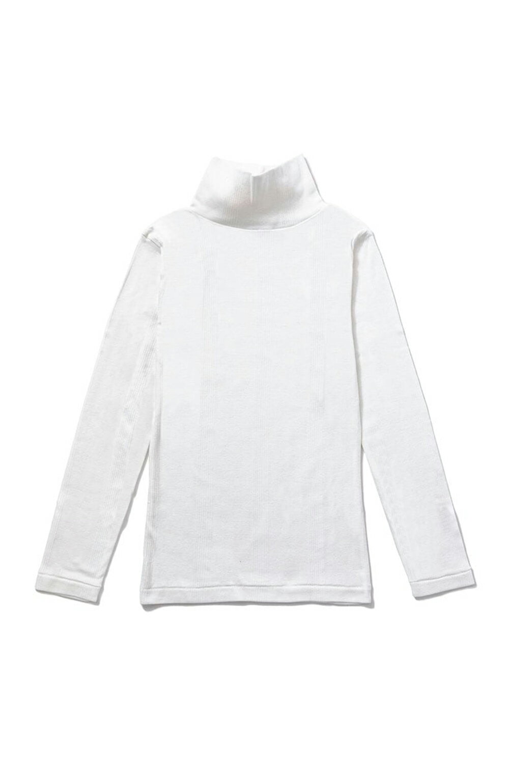 Rakuten - Panel ribbed turtleneck Tee - WHITE (834C) Miller(ミラー)