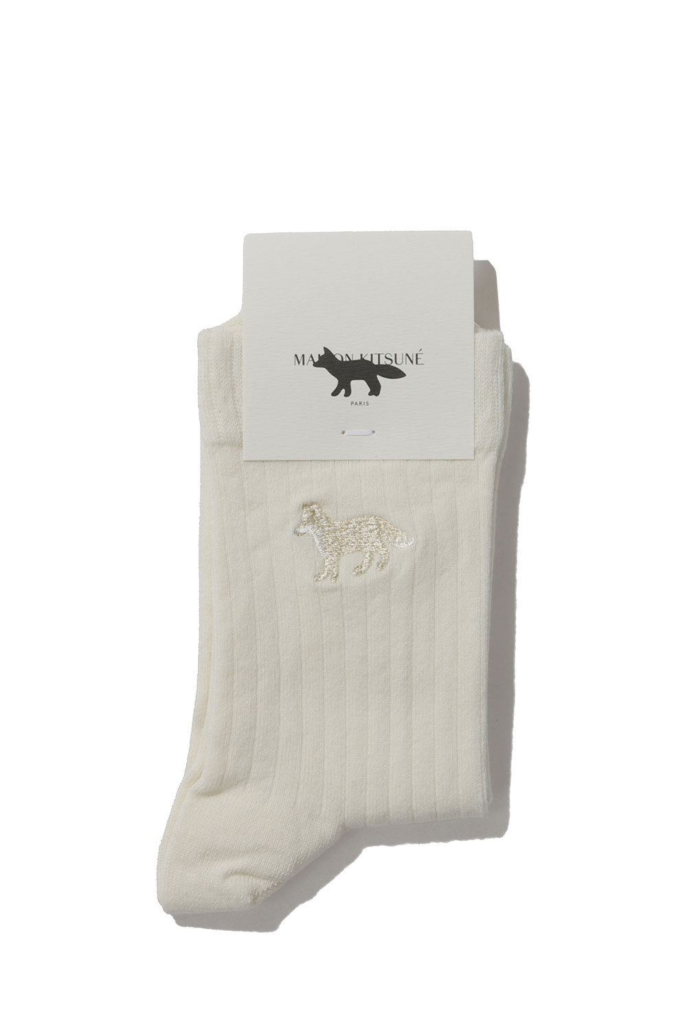 Rakuten - 【P10倍】BABY FOX SOCKS - NOBLE BEIGE (PW06400KT1124) Maison Kitsune -Women-(メゾンキツネ)