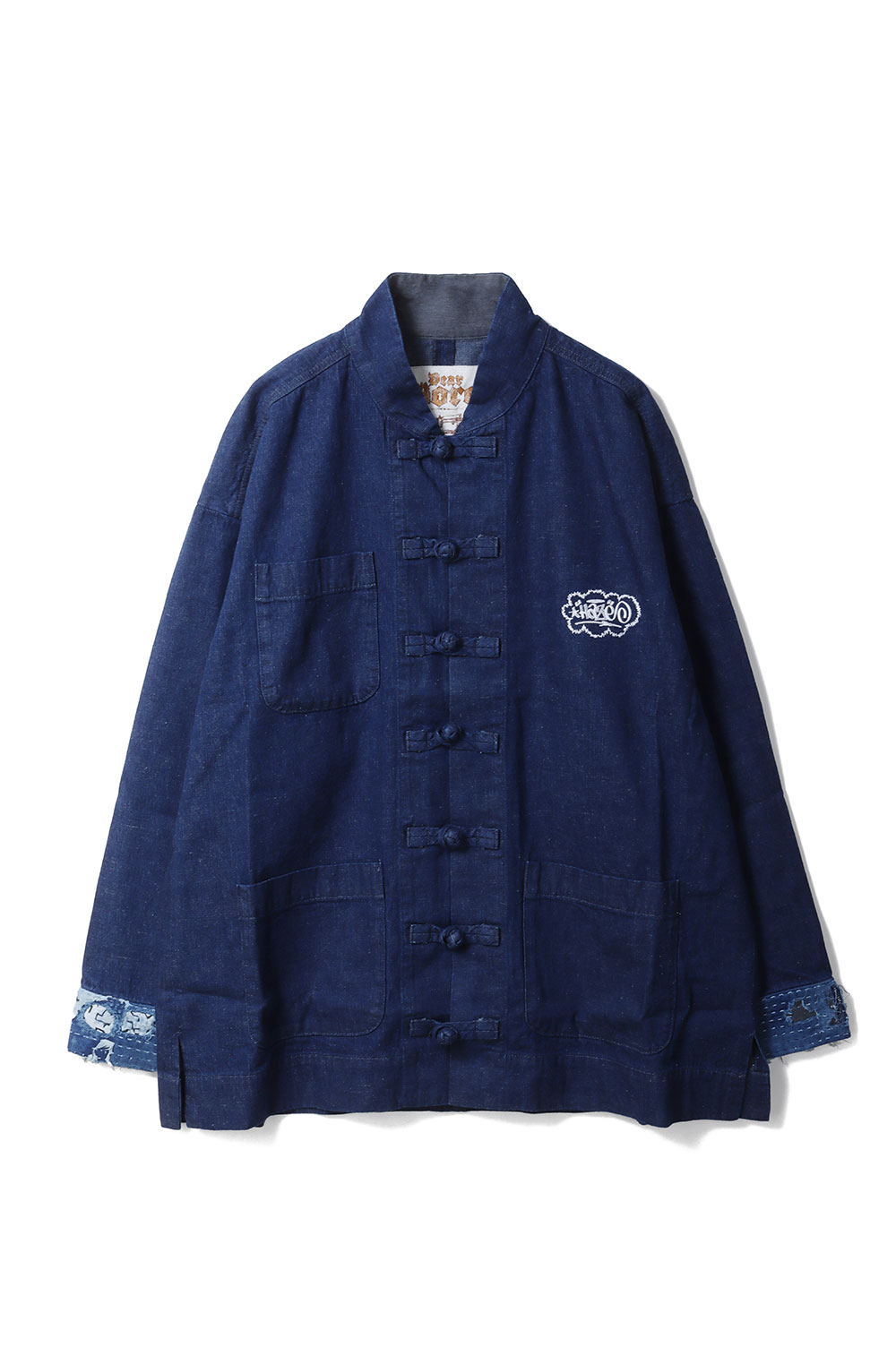 Rakuten - 【P10倍】Dear Boro ERIC HAZE Kang-Fu Jacket - BLUE (793-5155001) DEAR BORO(ディアボロ)