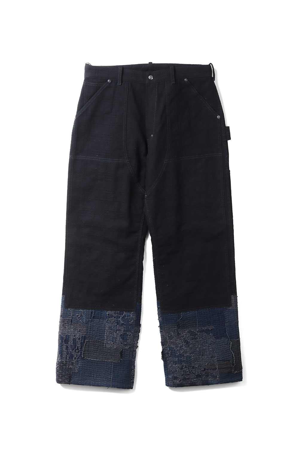Rakuten - 【P10倍】Dear Boro Double Knee Pants - BLACK (793-6110003) DEAR BORO(ディアボロ)
