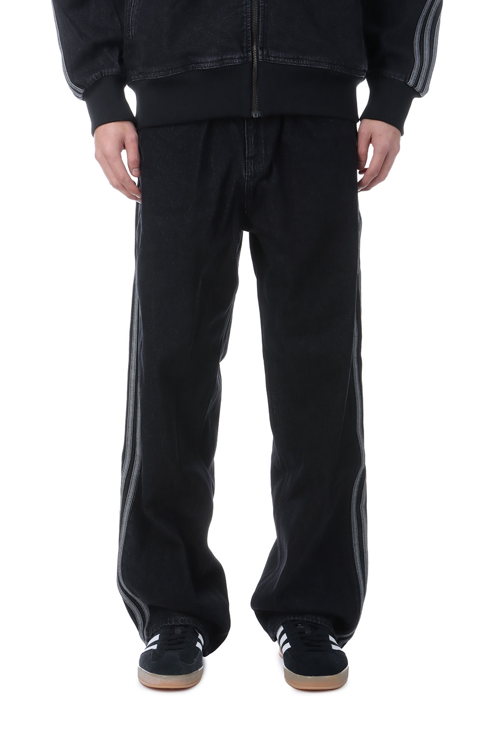 樂天商城 - FIREBIRD ADICOLOR DENIM PANTS - TRUE BLACK DENIM (CT035) adidas Originals(アディダスオリジナルス)