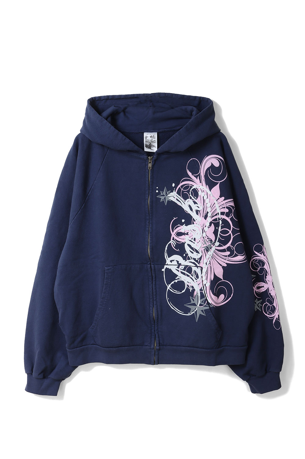 Hawaiian - LEXI, zip up / NAVY BLUE Basketcase(バスケットケース)