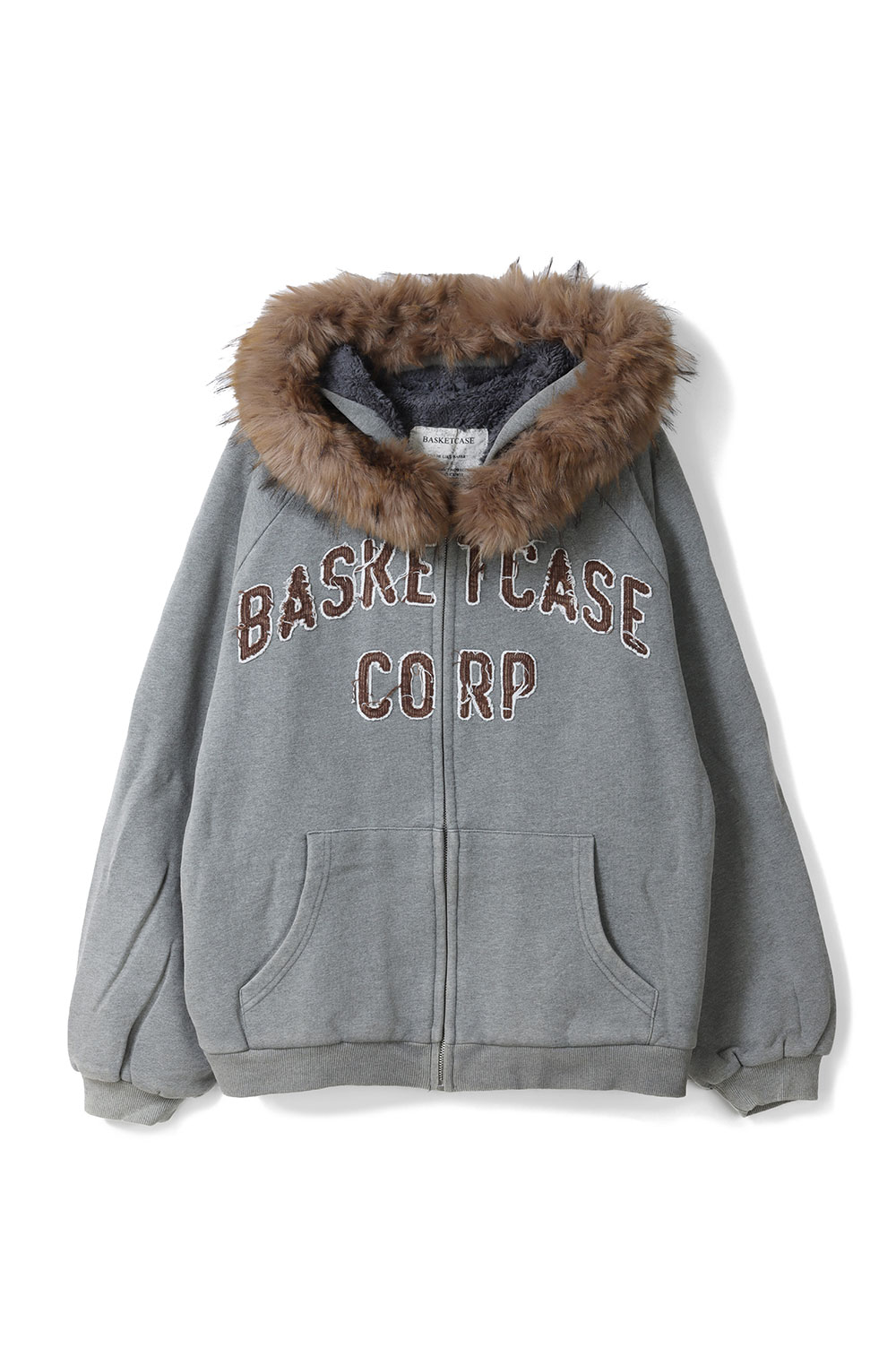 樂天商城 - BC CORP, lined zip up / GREY Basketcase(バスケットケース)