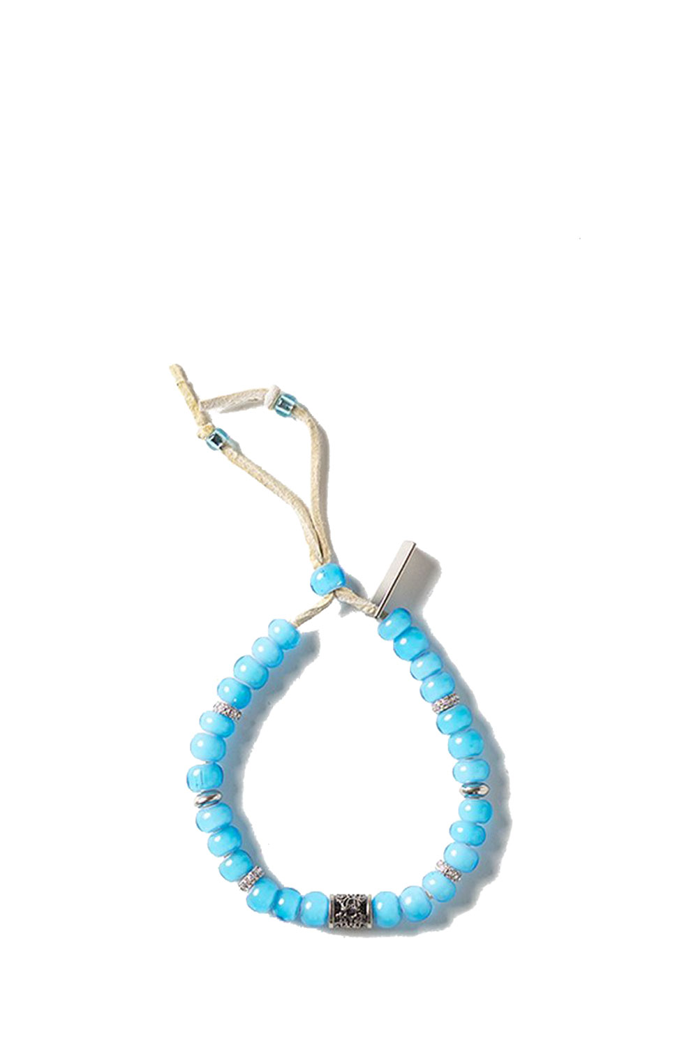 Other , Materials - KMY Glass Beaded Bracelet - AQUA (G16AC215) KAMIYA(カミヤ)