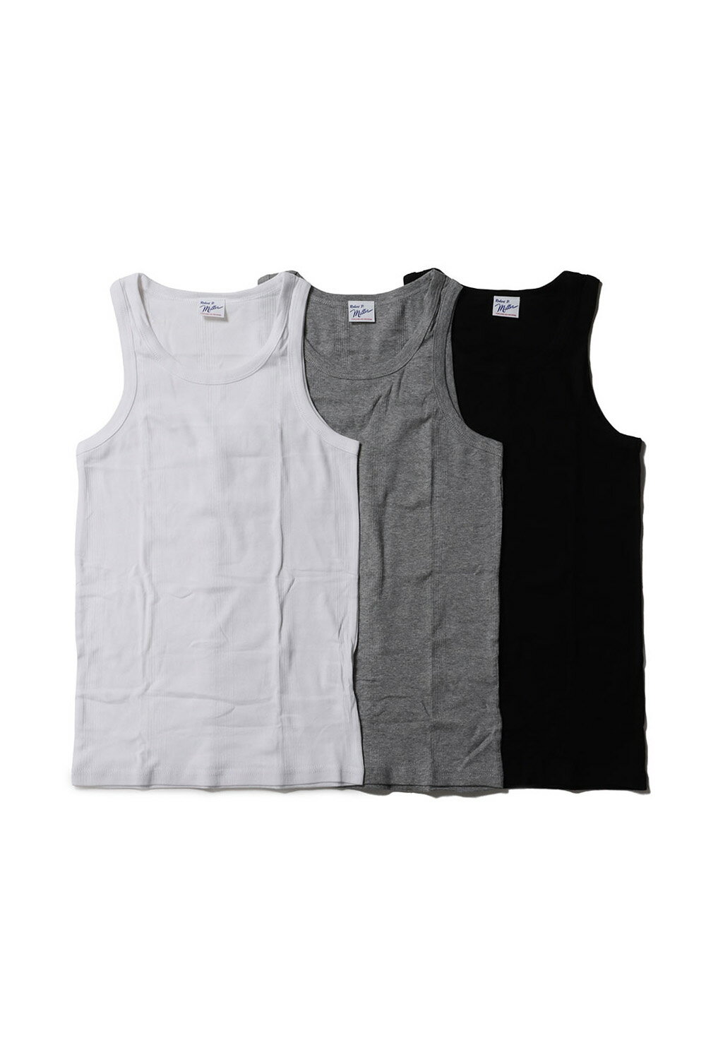 樂天商城 - 3P Panel Ribbed T-shirt - AS-D (133C) Miller(ミラー)