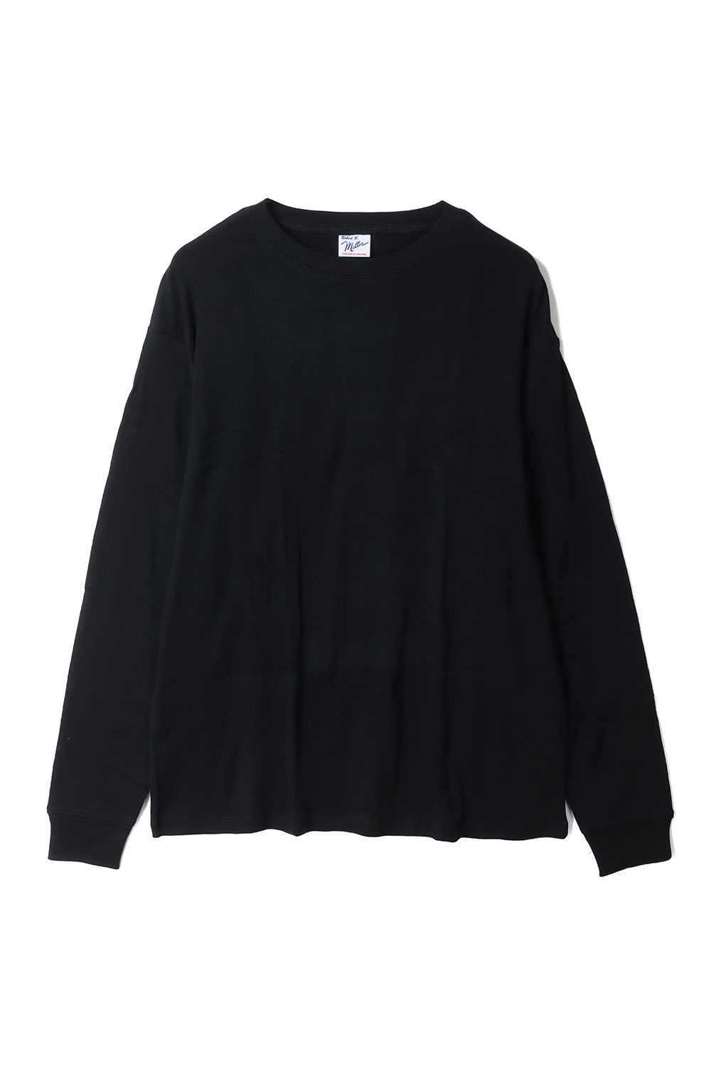 樂天商城 - Panel Ribbed L/S Tee - BLACK (142C) Miller(ミラー)