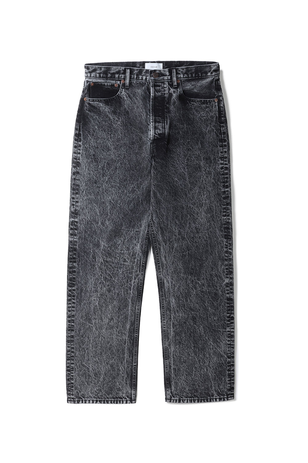 Rakuten - 【P10倍】NORMAL FIT DENIM PANT - BLACK CHEMICAL (P009B) CEIVE(シーヴ)