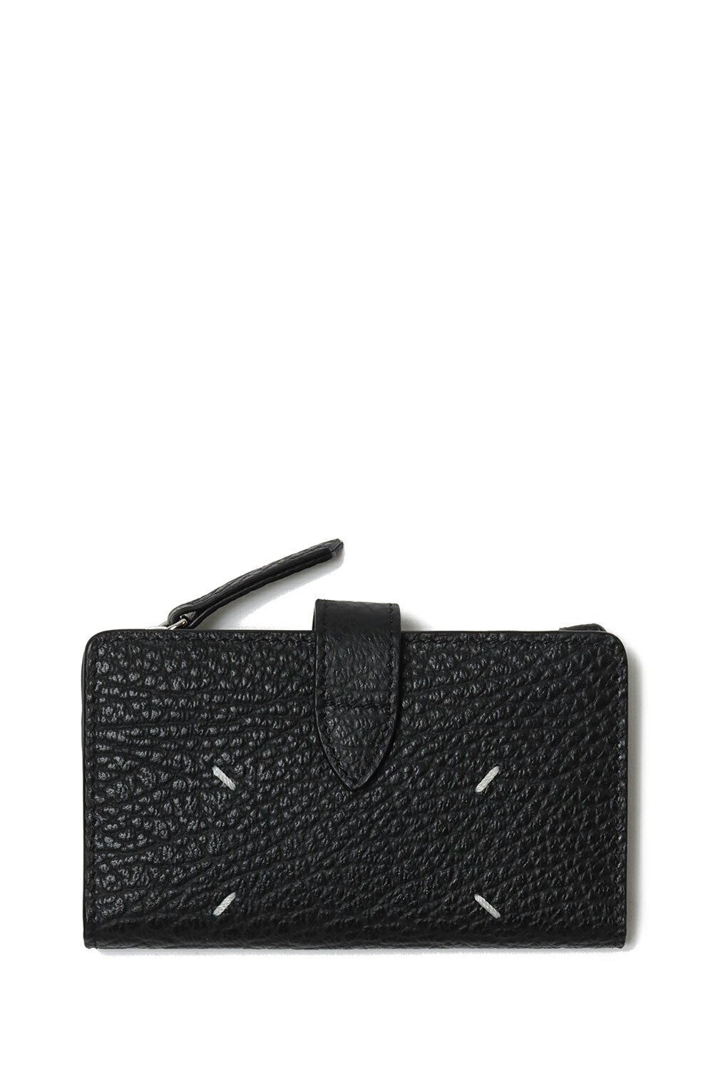 Rakuten - Four Stitches Zip Card Case - T8013 Black (SA1VX0019-P4455) Maison Margiela(メゾンマルジェラ)