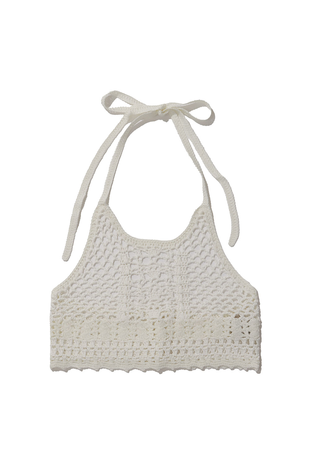 Rakuten - Crochet Knit Bustier -WHITE (12610526) Todayful(トゥデイフル)