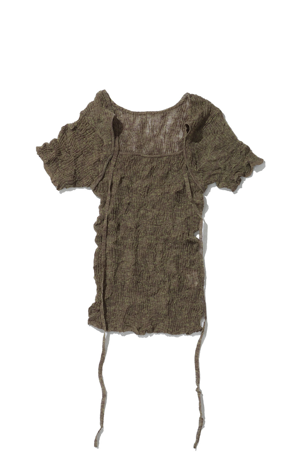 Rakuten - 2way Sheer Knittops -OLIVE (12610524) Todayful(トゥデイフル)