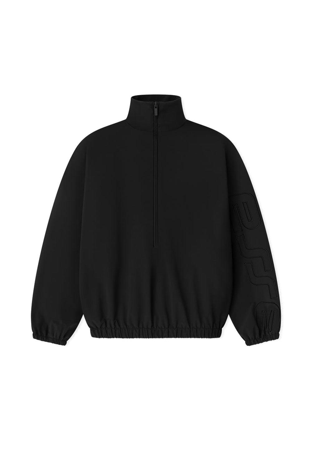 樂天商城 - ACTIVE TRACE 1/2 ZIP TRACK JACKET - VINTAGE BLACK (192SP266741F) ESSENTIALS(エッセンシャルズ)