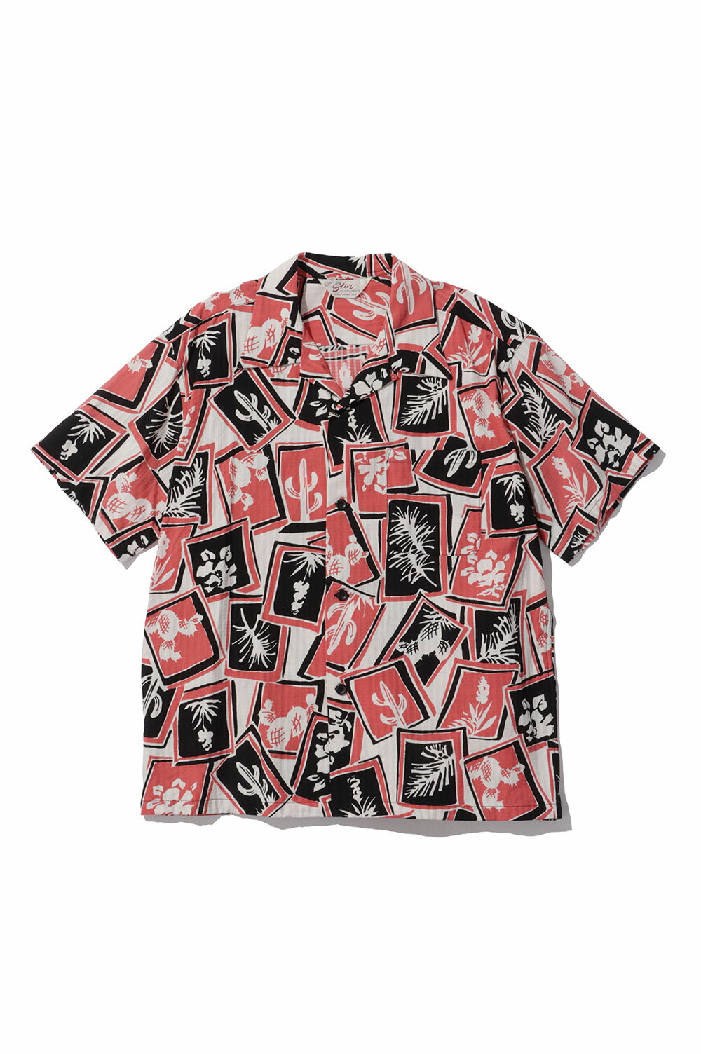 樂天商城 - CACTUS DOBBY S/S / BLACK (SH39718) STAR OF HOLLYWOOD(スターオブハリウッド)