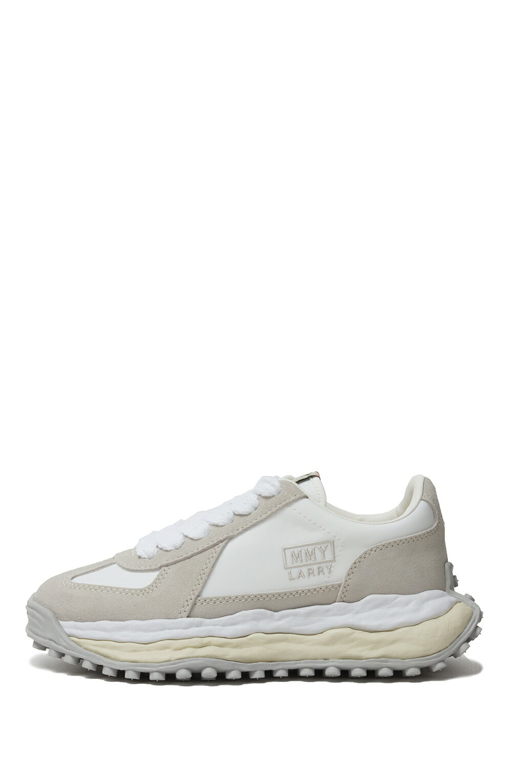 Rakuten - 【P10倍】LARRY LEATHER/NYLON LOW - WHITE (A14FW703) (~Size39) MIHARA YASUHIRO -Women(ミハラ ヤスヒロ)