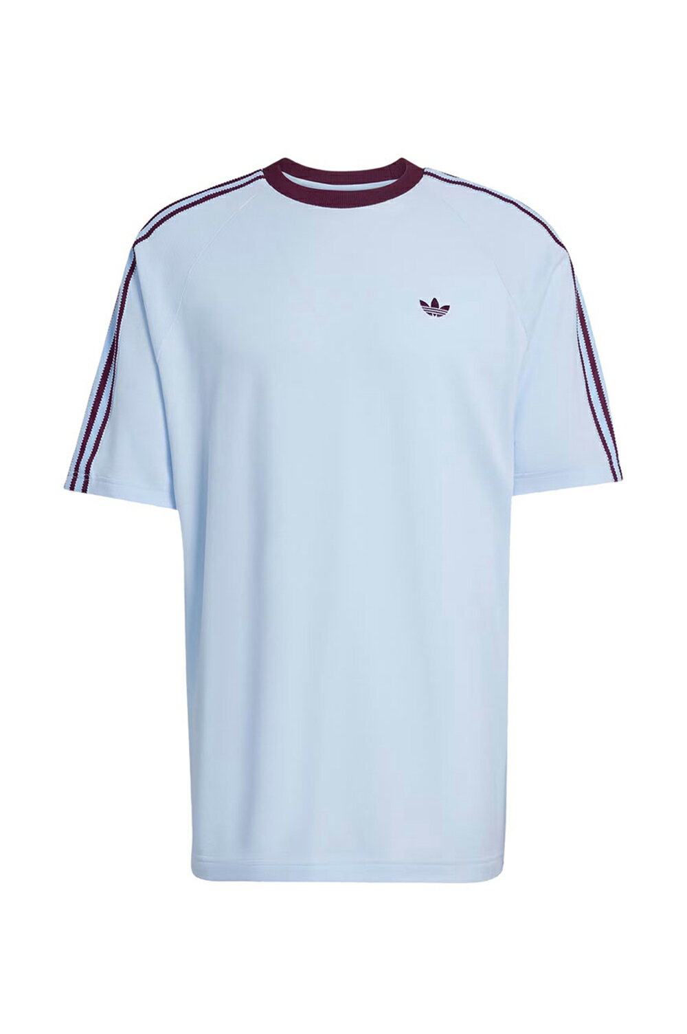 Rakuten - BRITCORE SHORT-SLEEVE RINGER T-SHIRT - CRYSTAL SKY S26 AE65 (RC2604OM007) adidas Originals(アディダスオリジナルス)