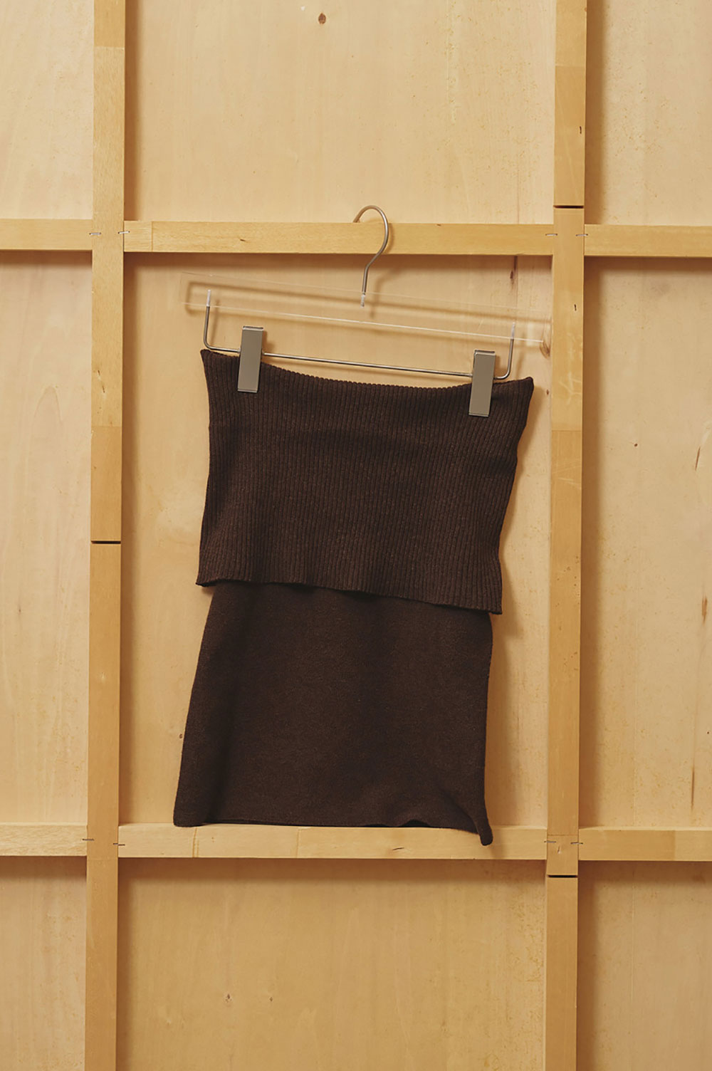 Seamless Offshoulder Knit - BROWN (12610531) Todayful(トゥデイフル)