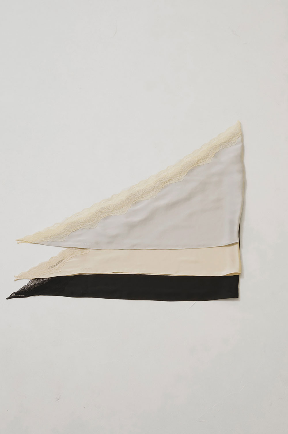 樂天商城 - Satin Lace Scarf - IVORY (12611027) Todayful(トゥデイフル)