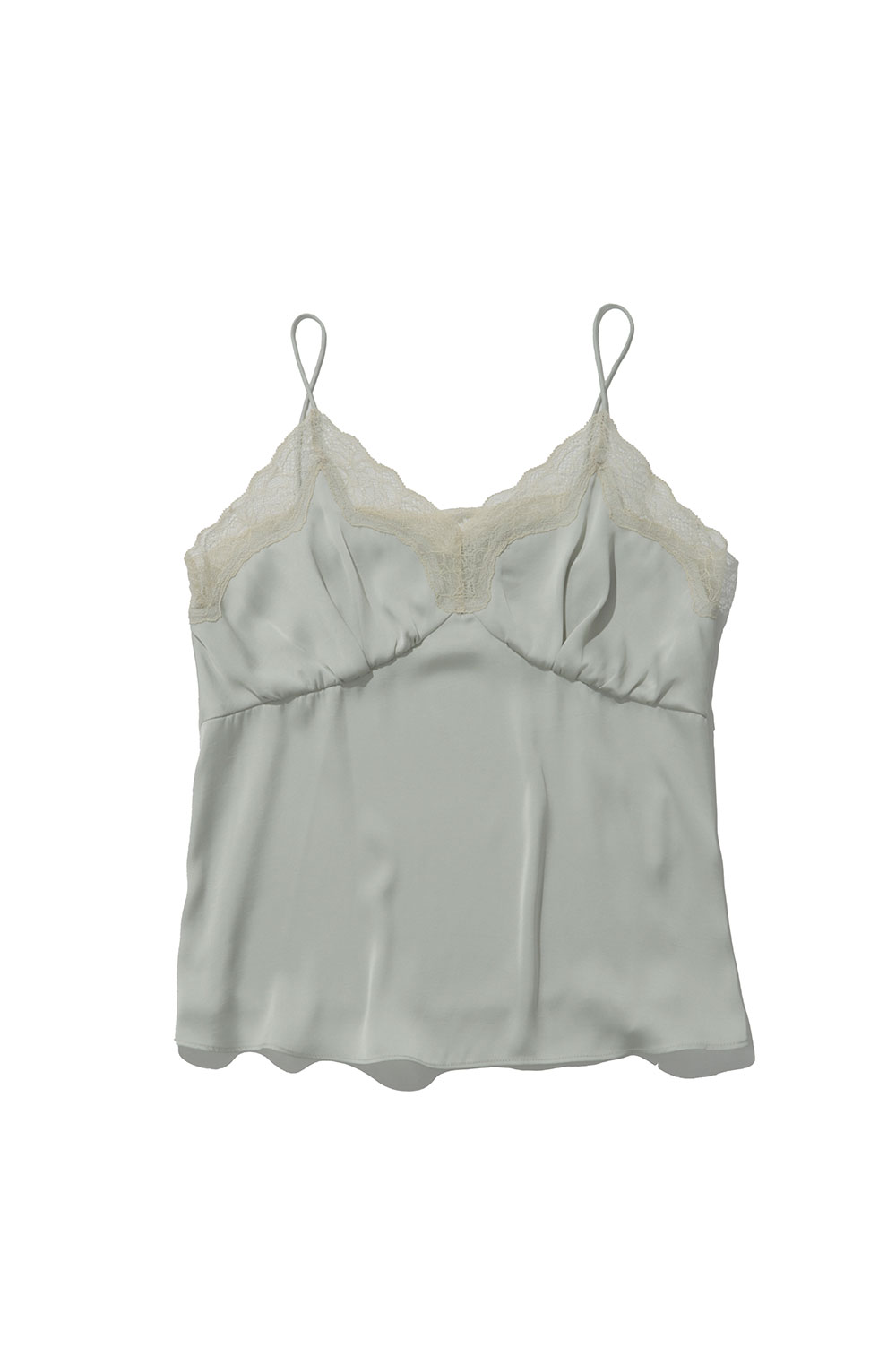 樂天商城 - Satin Lace Camisole - MINT (12610431) Todayful(トゥデイフル)