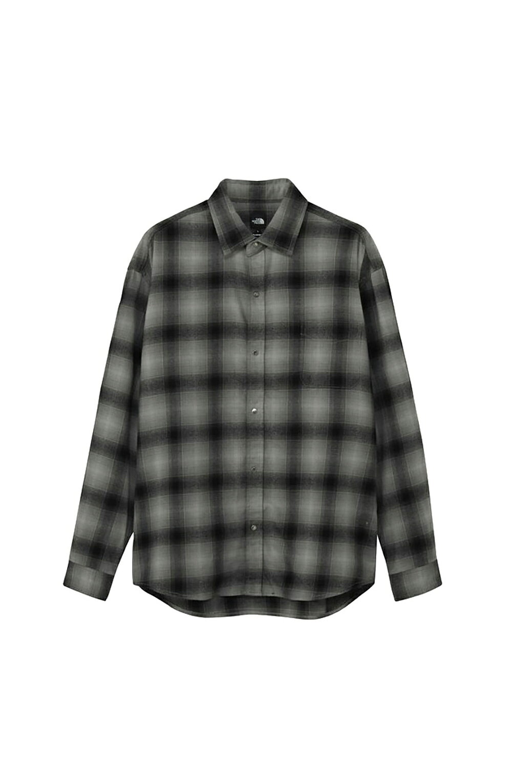 【P5倍】L/S Flannel Ombre Check Shirt - Black Check (NR62630) The North Face(ザ・ノース・フェイス)